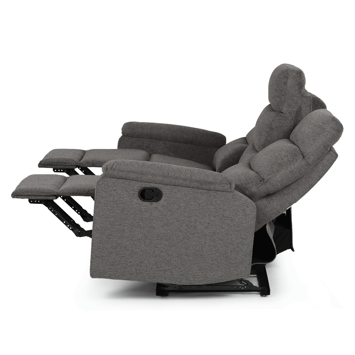 Sedací souprava, polohovací, šedá, látka, ASD-C5980 GREY2 Autronic (foto 7)