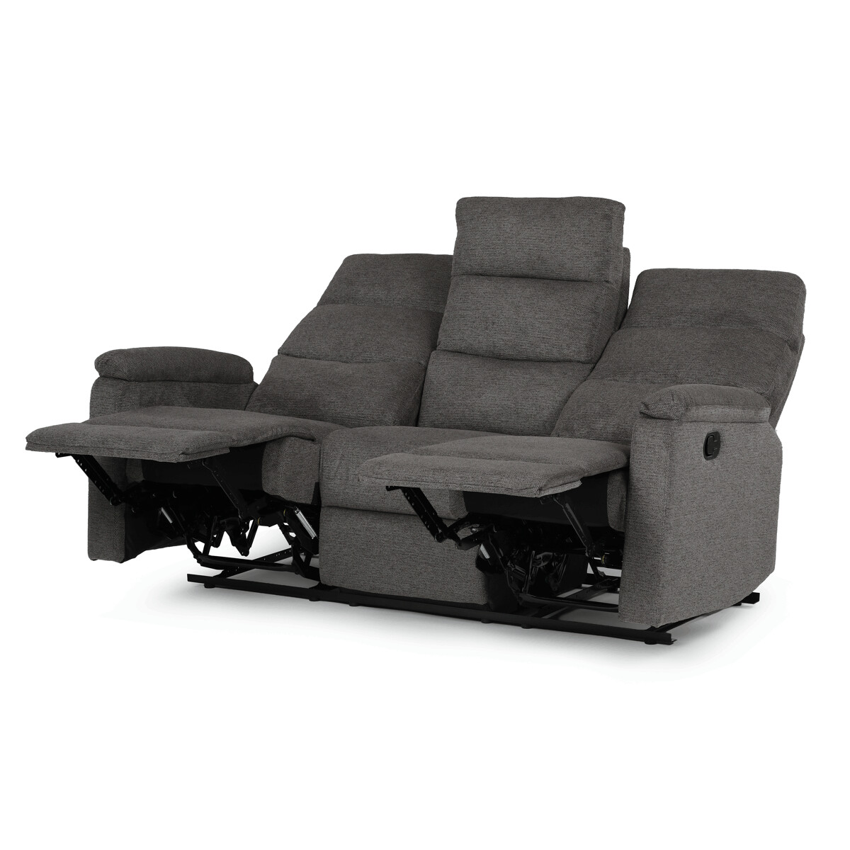 Sedací souprava, polohovací, šedá, látka, ASD-C5980 GREY2 Autronic (foto 5)