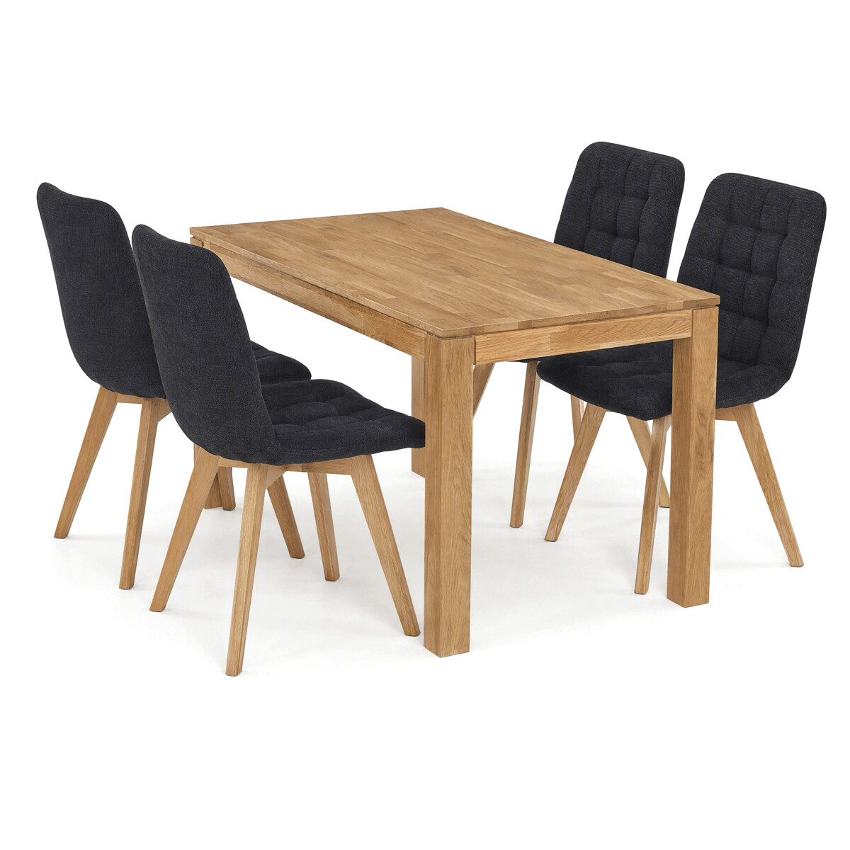 Jídelní set s 4 židlemi Deneb ASE-1040 – BK2 Autronic