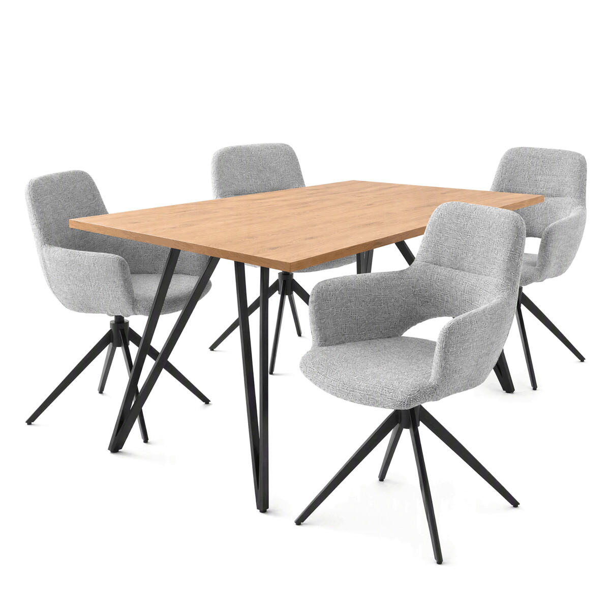 Jídelní set s 4 židlemi Polaris ASE-1041 Autronic (foto 10)