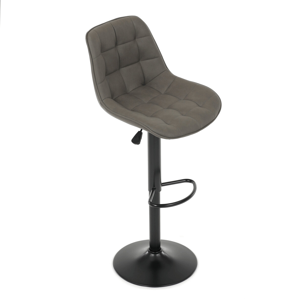 Barová stolička látka vintage/kov AUB-V3066 GREY3
