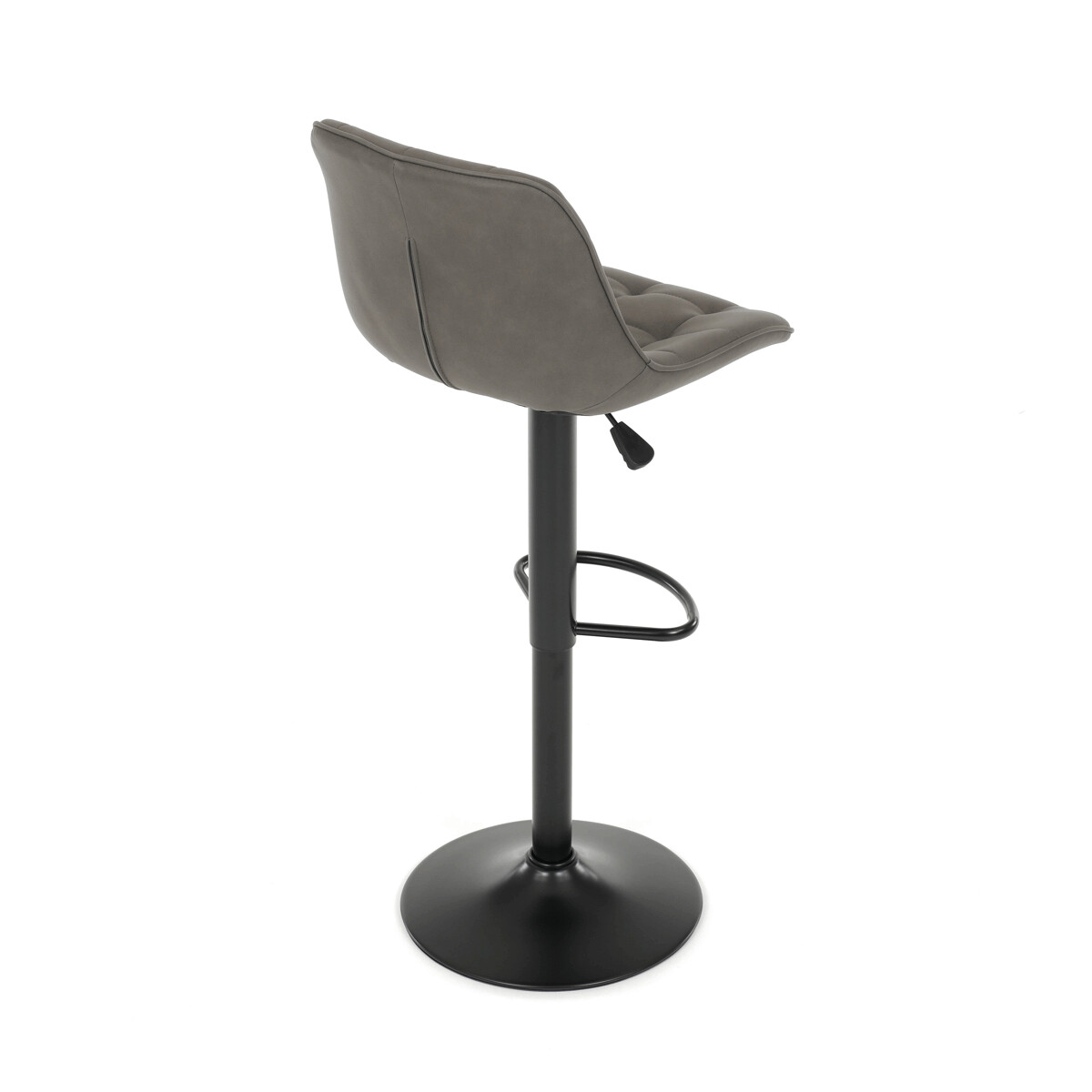 Barová stolička látka vintage/kov AUB-V3066 GREY3