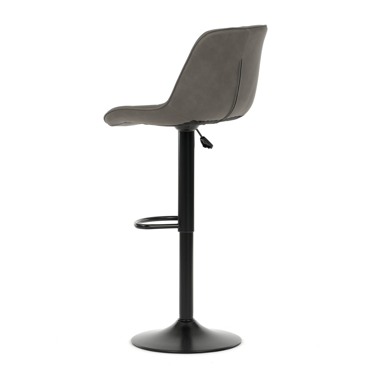 Barová stolička látka vintage/kov AUB-V3066 GREY3
