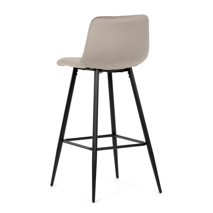 Barová stolička, hnedá, látka, AUB-X7015 CAP2