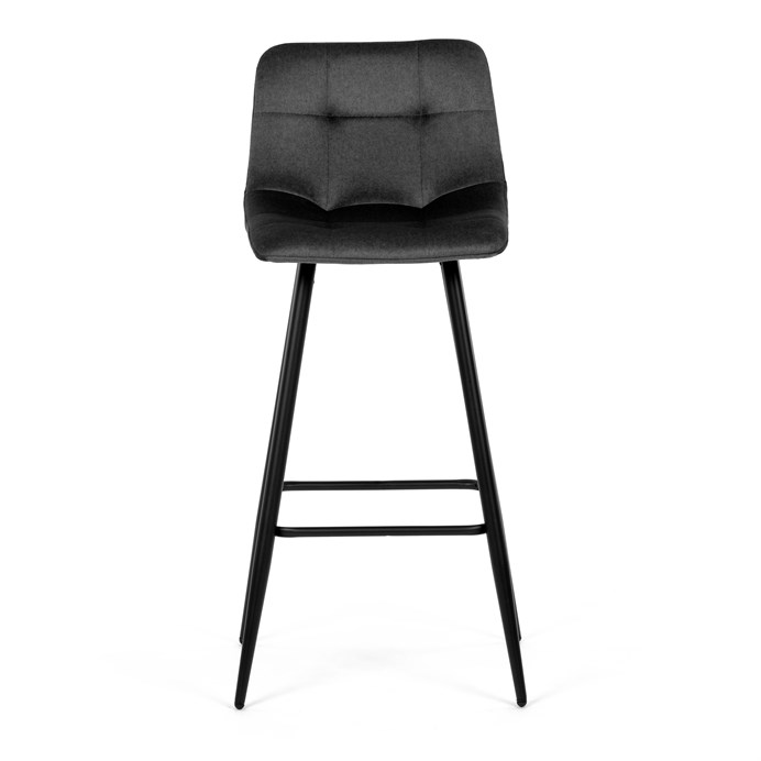 Barová stolička, šedá, látka, AUB-X7015 GREY2