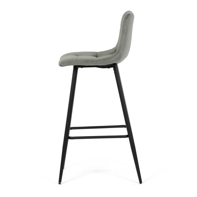 Barová stolička, zelená, látka, AUB-X7015 GRN2