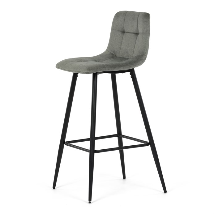 Barová stolička, zelená, látka, AUB-X7015 GRN2