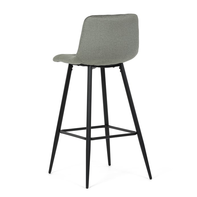 Barová stolička, zelená, látka, AUB-X7015 GRN2