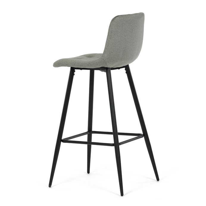 Barová stolička, zelená, látka, AUB-X7015 GRN2