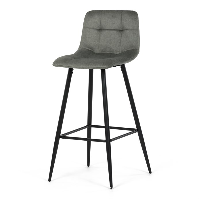 Barová stolička, zelená, látka, AUB-X7015 GRN2