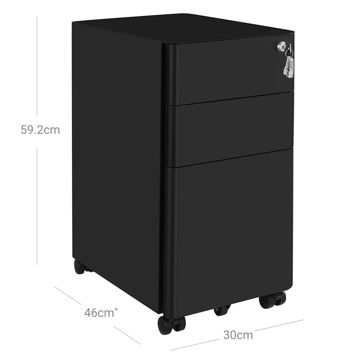 Kancelářský kontejner 30x46x59cm AUK-E1130 Autronic (foto 7)