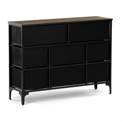 Komoda s 8 zásuvkami, 103x30x77
