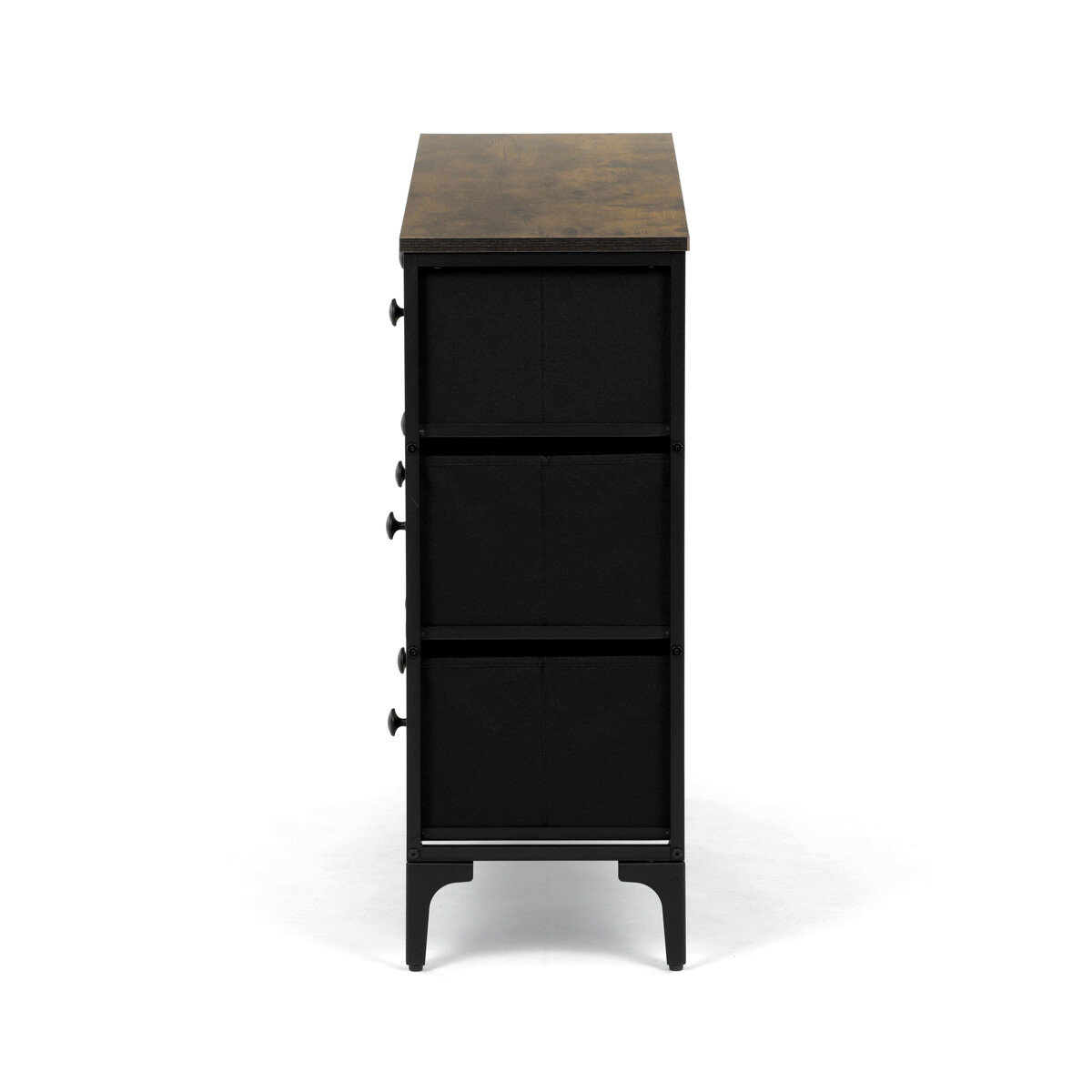 Komoda zásuvková AUK-W2104 BK