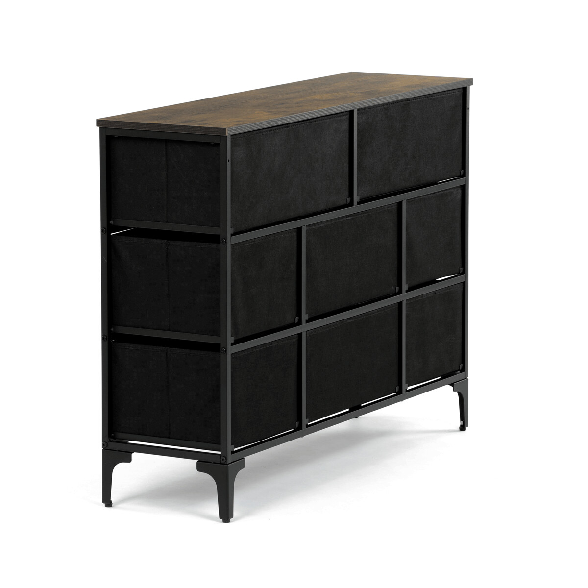 Komoda zásuvková AUK-W2104 BK