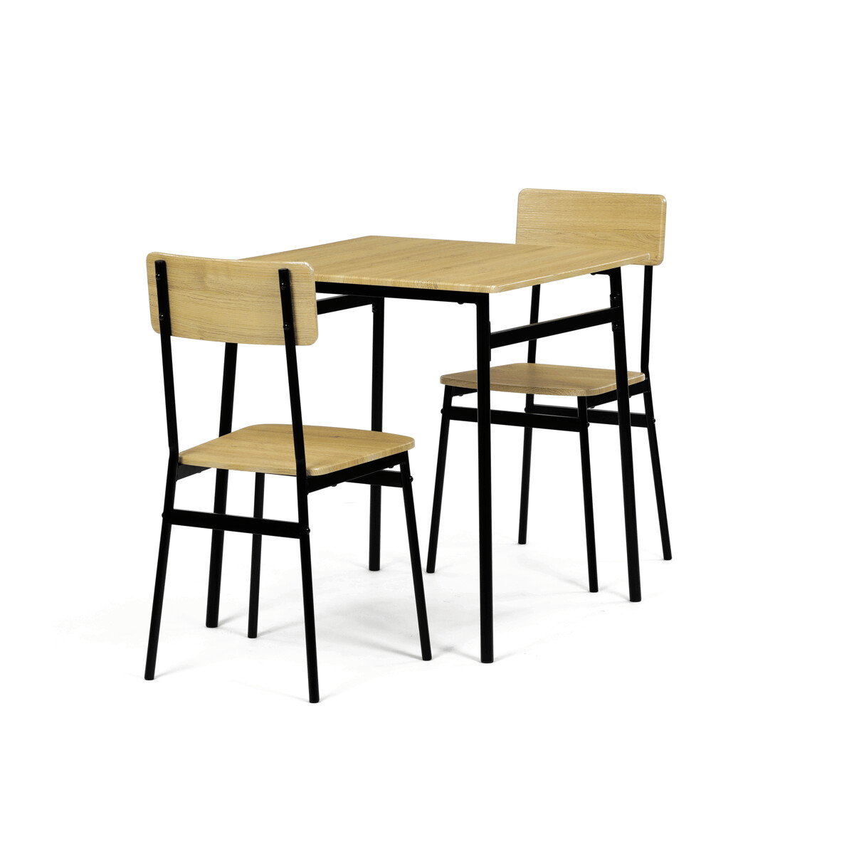 Jedálenský set MDF/kov AUT-O2121 Dub