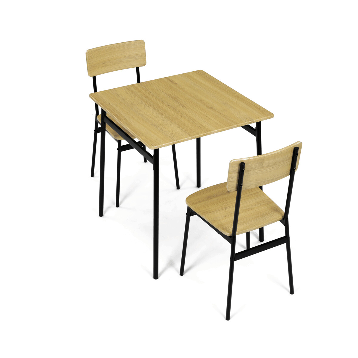 Jedálenský set MDF/kov AUT-O2121 Dub