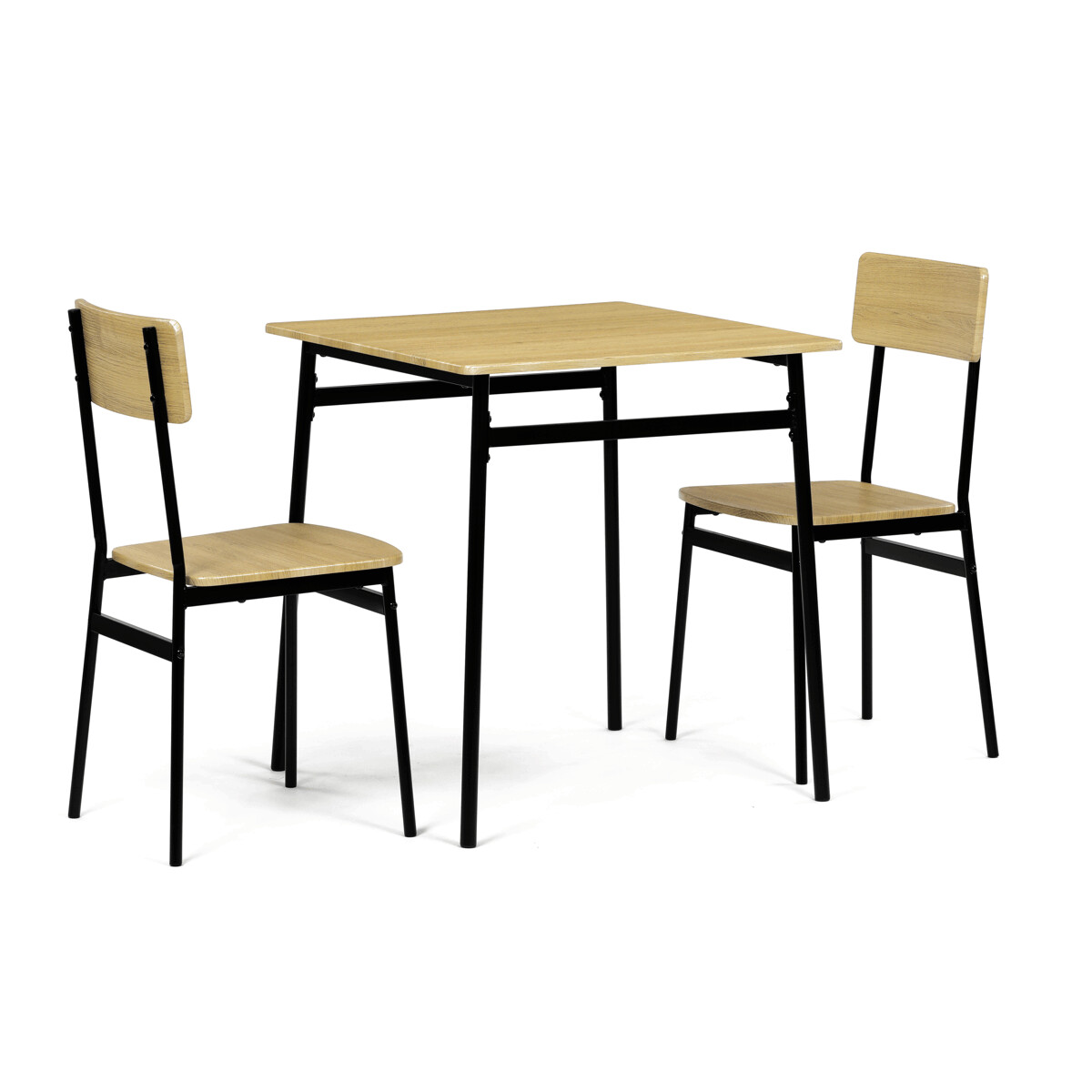 Jedálenský set MDF/kov AUT-O2121 Dub