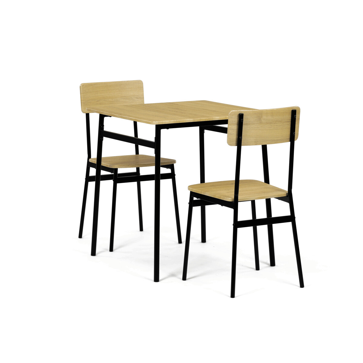 Jedálenský set MDF/kov AUT-O2121 Dub