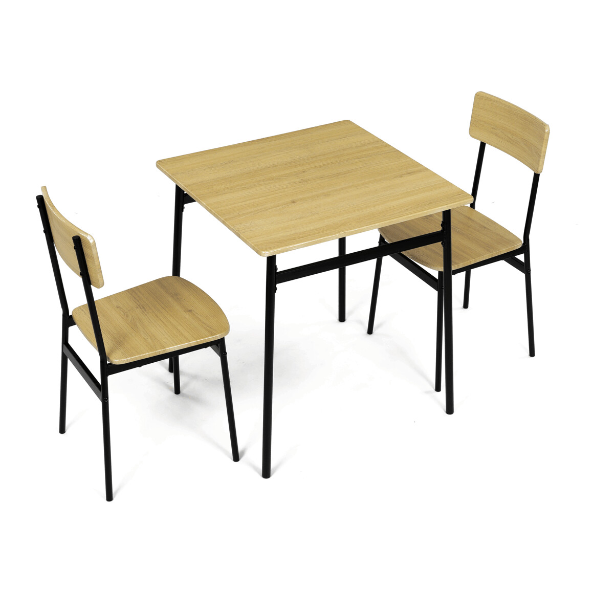 Jedálenský set MDF/kov AUT-O2121 Dub