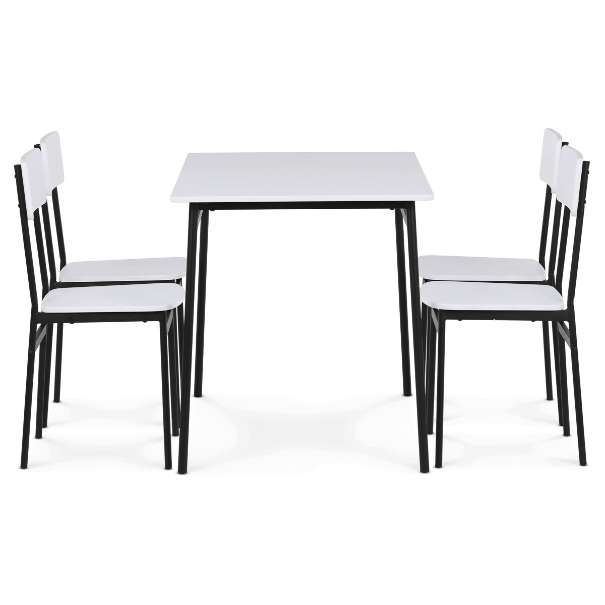 Jedálenský set MDF/kov AUT-O2155 Dub