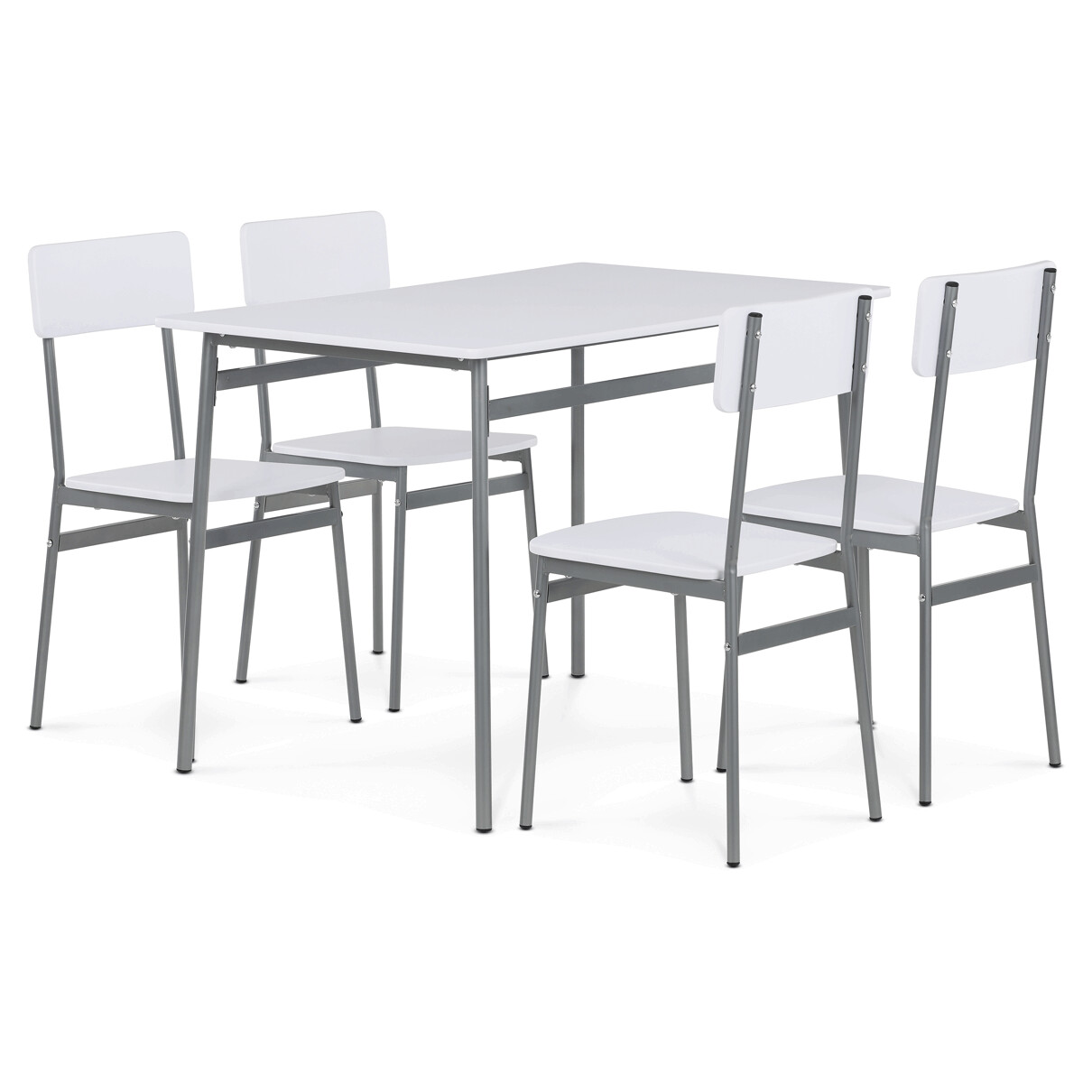 Jedálenský set MDF/kov AUT-O2156 Dub