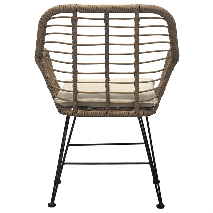 Záhradný set 1+2, kov, polyratan, prírodný, AZ-F1208 NAT