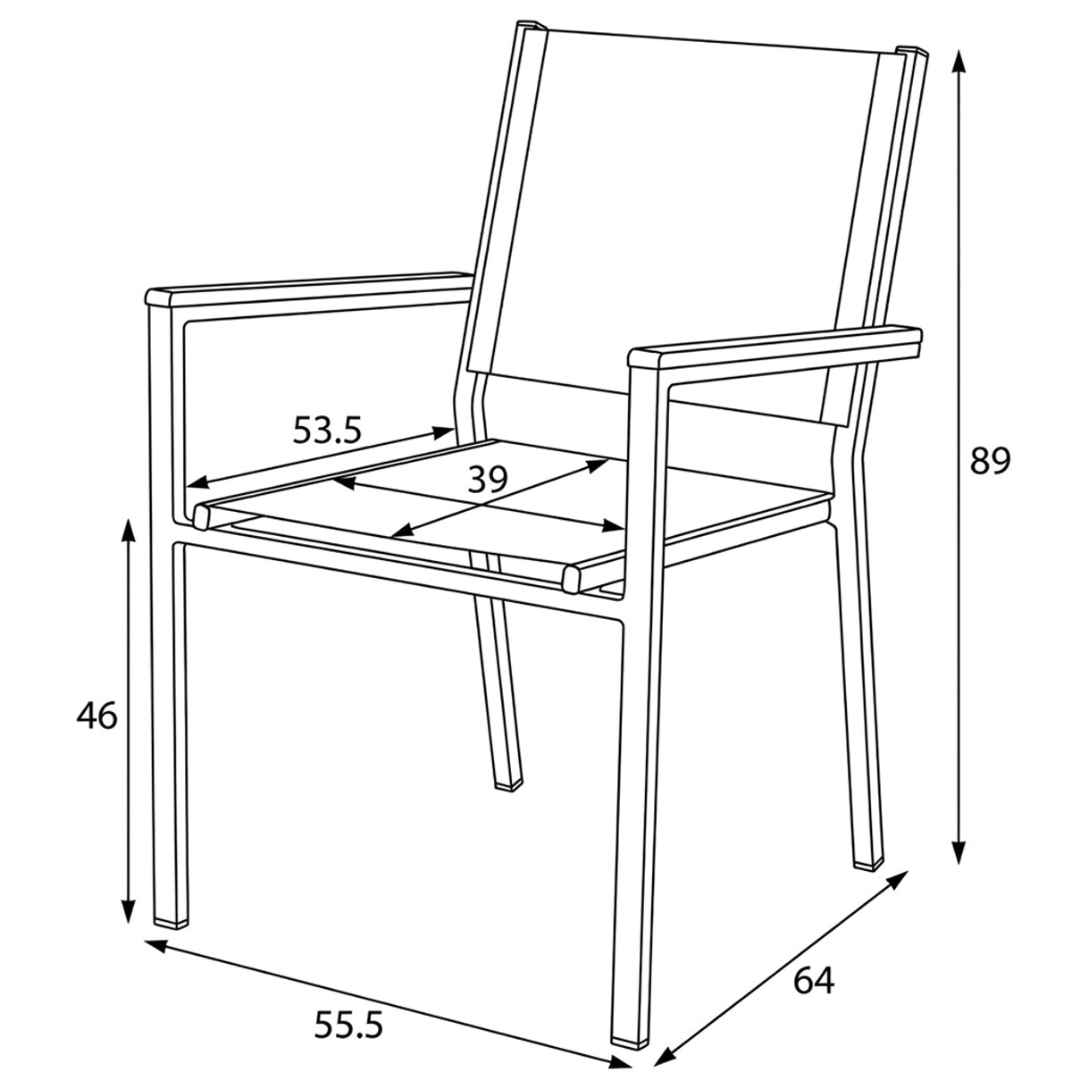 Zahradní židle AZC-L1303 Autronic (foto 13)