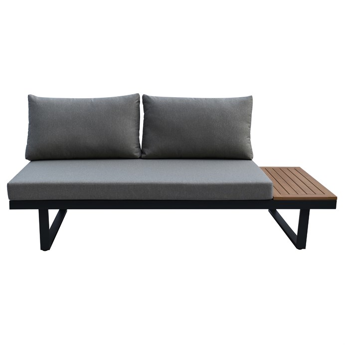 Záhradná zostava, hliník, látka, sivá, AZS-G1924 GREY