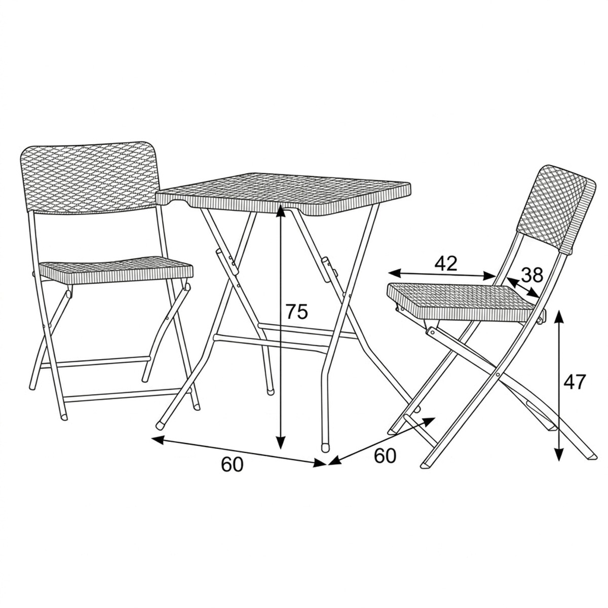 Zahradní set 1+2 AZS-L2161 Autronic (foto 17)