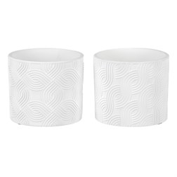 Obal keramický, barva bílá. Mix 2 druhů. Cena za 1ks