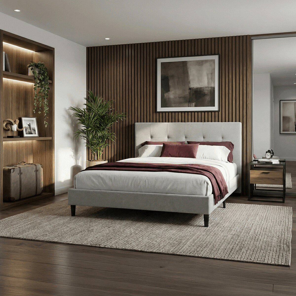 Dvoulůžková postel BED-M180 Autronic (foto 2)