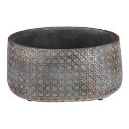 Obal na květiny, kulatý, betonový.