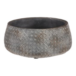 Obal na květiny, kulatý, betonový.