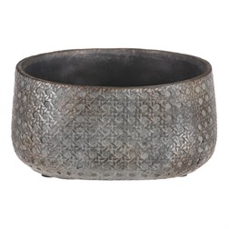 Obal na květiny, kulatý, betonový.