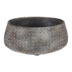 Obal na květiny, kulatý, betonový.