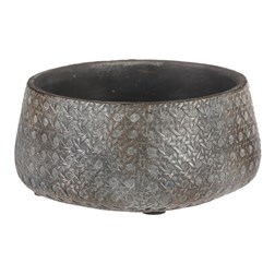 Obal na květiny, kulatý, betonový.