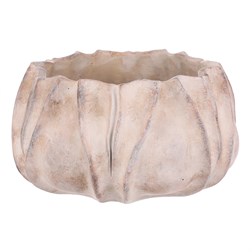 Obal na květiny - betonový, šedý