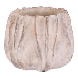 Obal na květiny - betonový, šedý