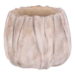 Obal na květiny - betonový, šedý