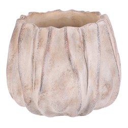 Obal na květiny - betonový, šedý