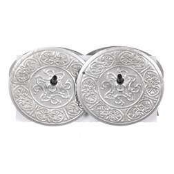 Kovový bodec - zápich, cena za sadu 4ks, stříbrná matná barva.