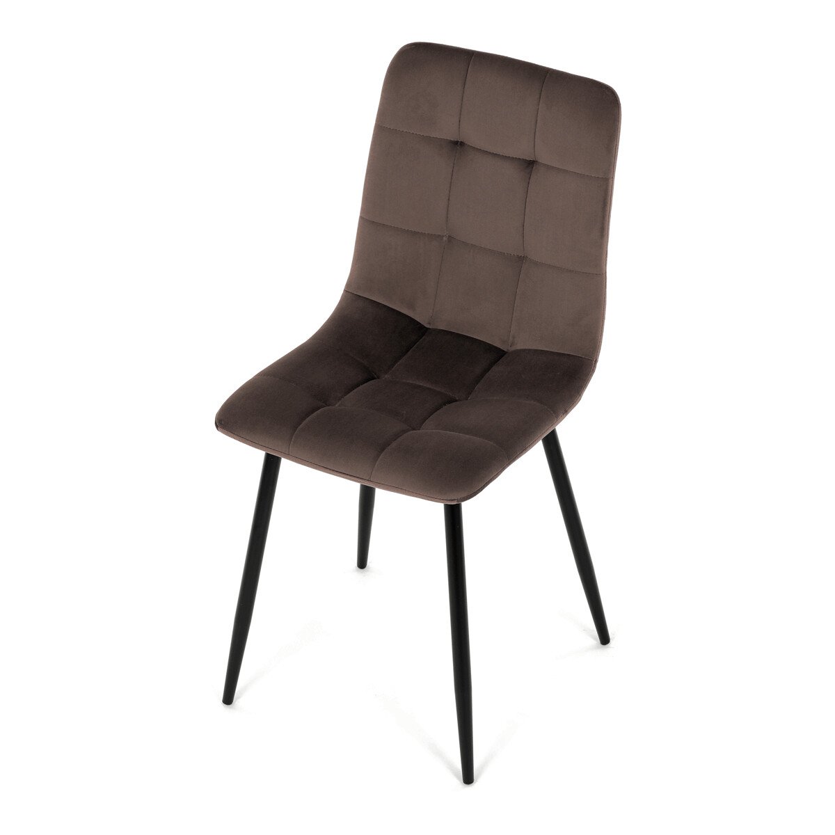 Jedálenská stolička látka zamat/kov CT-281 ZAM Hnedá