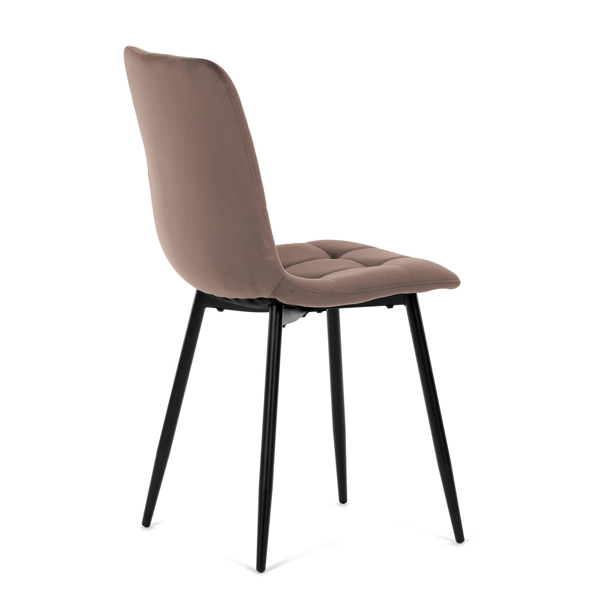 Jedálenská stolička látka zamat/kov CT-281 ZAM Hnedá