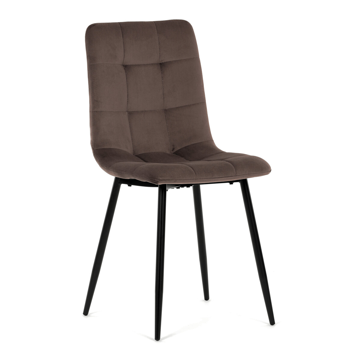 Jedálenská stolička látka zamat/kov CT-281 ZAM Hnedá
