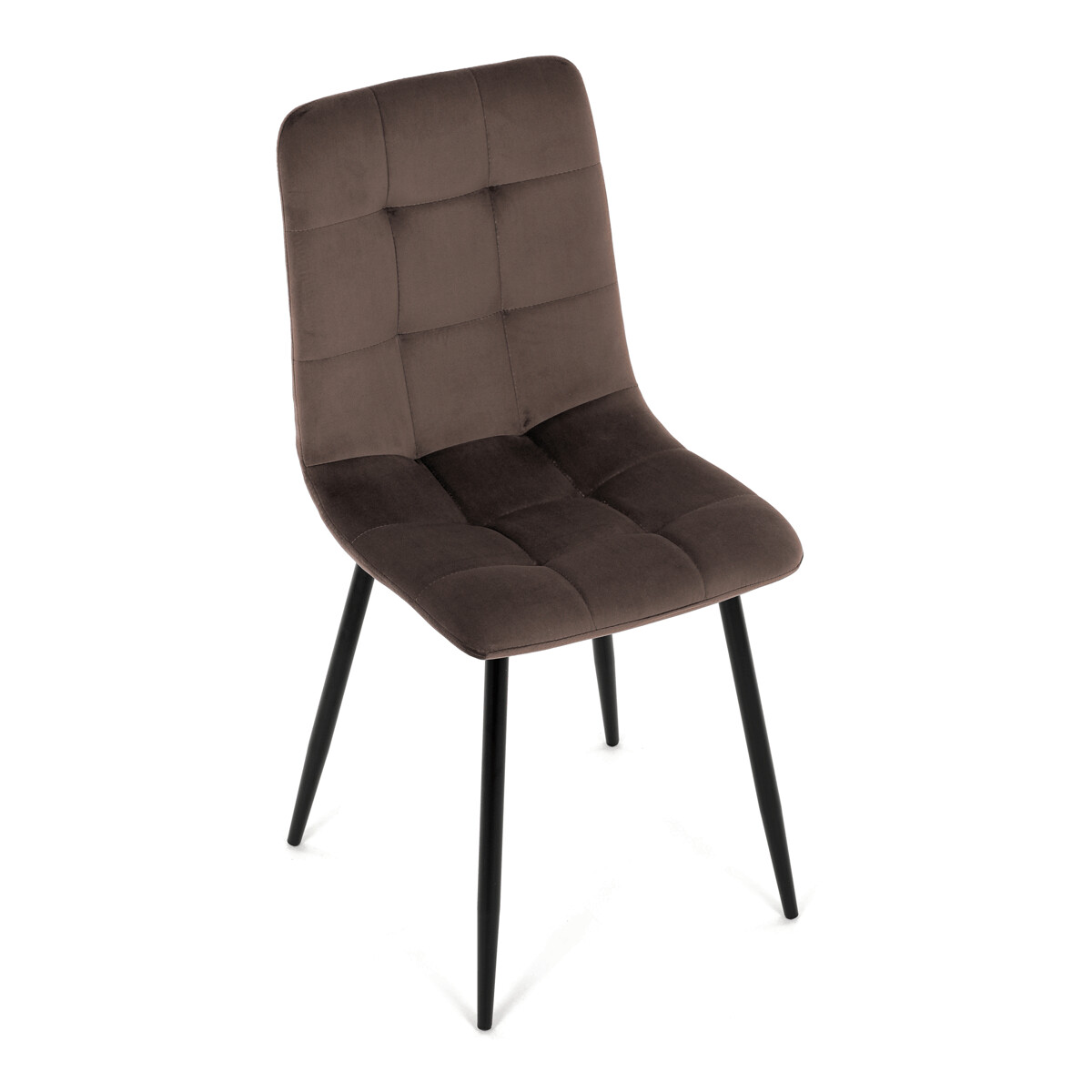 Jedálenská stolička látka zamat/kov CT-281 ZAM Hnedá