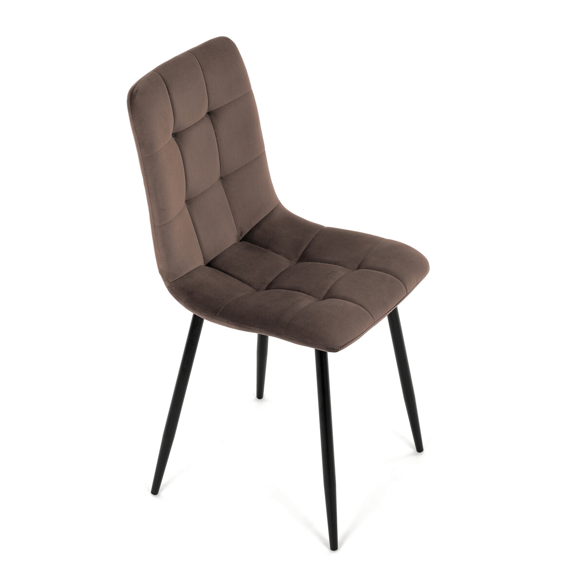 Jedálenská stolička látka zamat/kov CT-281 ZAM Hnedá