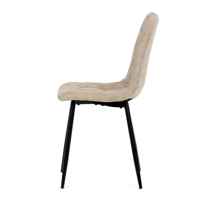 Jedálenská stolička, béžová, látka vintage, CT-281 CRM3