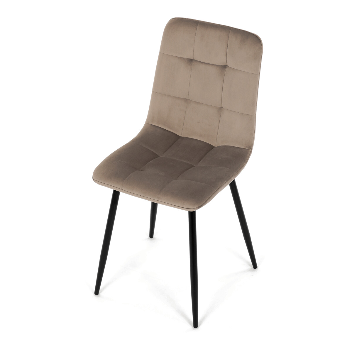 Jedálenská stolička látka zamat/kov CT-281 ZAM Hnedá