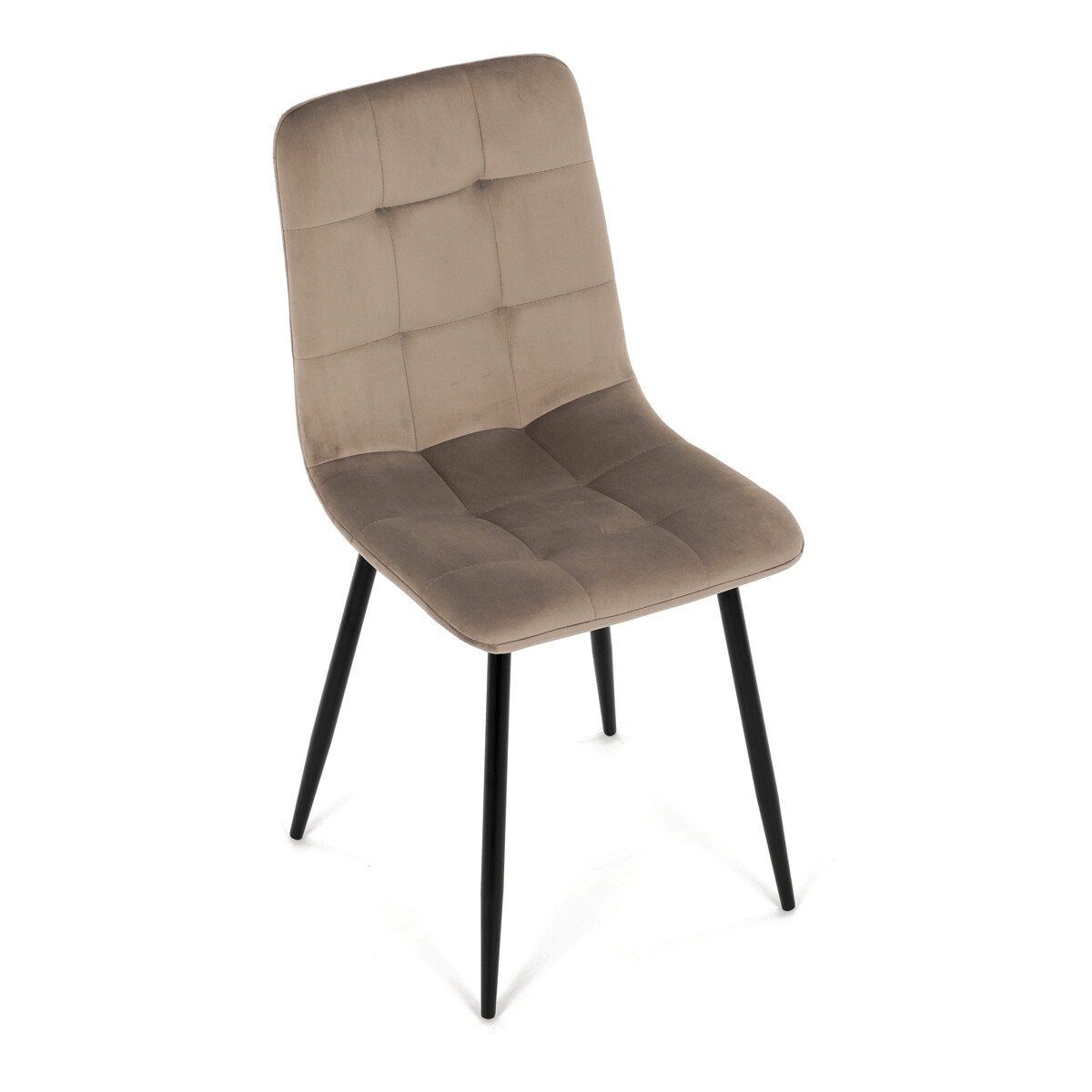 Jedálenská stolička látka zamat/kov CT-281 ZAM Hnedá