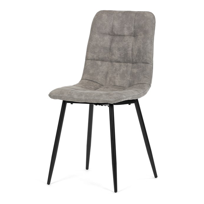 Jedálenská stolička, sivá, látka vintage, CT-281 GREY3